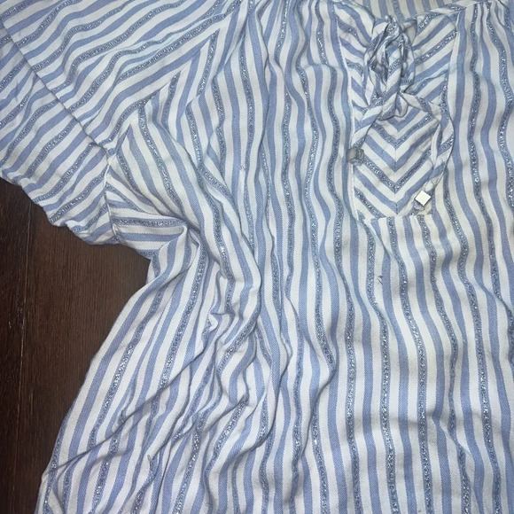 Adrienne Vittadini Women's Striped Blouse - Size 2X - Picture 4 of 9